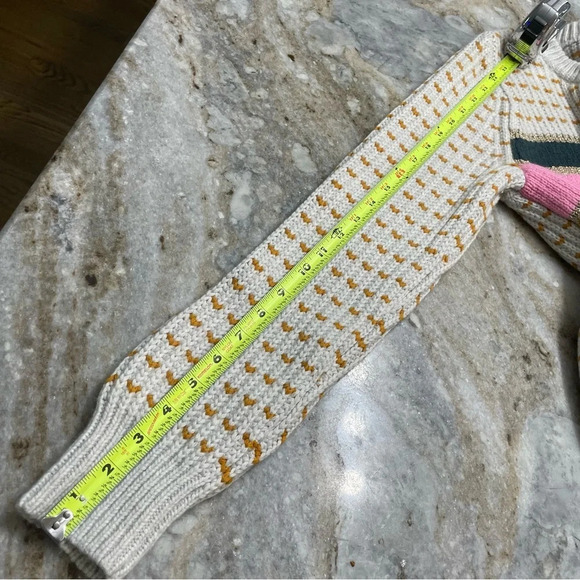 MADEWELL Striped Barfield Sweater Wool Alpaca Blend Crop MC013 Women’s size M - Picture 7 of 13